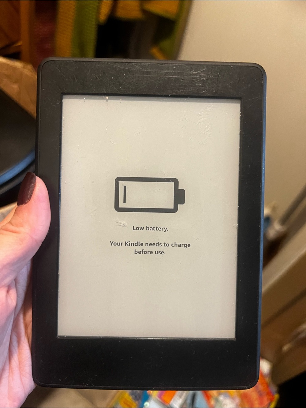 Amazon Kindle E-Reader — Black Frame
